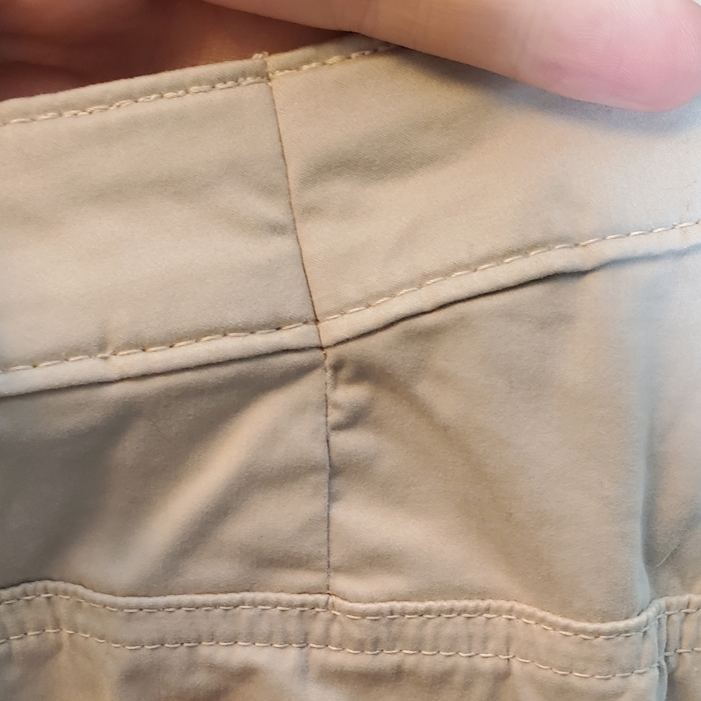 ❤️‍ VINTAGE Armani Collezioni 90s Designer Beige Casual Pants ~ estimated size 4 - Picture 11 of 13